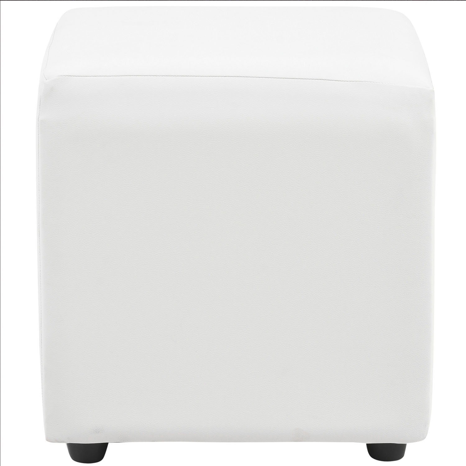 Bodevir - Pouf Cali 1C Pu 30 Blanco