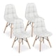 thumbnail image 1 of Pack 4 Sillas Eames Acolchadas Pu Blanco, 1 of 6
