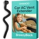 thumbnail image 1 of Extensor de ventilación de aire acondicionado para auto Swanoo BreezyBack universal de 3 a 10 pies, 1 of 9
