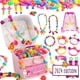 thumbnail image 1 of Kit de fabricación de joyas Orian Pop Beads para niñas de más de 3 años con más de 550, 1 of 7