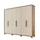 thumbnail image 1 of Closet 6 Puertas Viena Almendra, 1 of 7