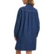 thumbnail image 3 of Vestido de Mezclilla para Mujer INSPIRE CHIC Casual de Manga Larga hasta la Rodilla con Botones Abajo Camisa de Jean L Azul Oscuro, 3 of 6