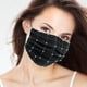 thumbnail image 4 of Mascarillas faciales desechables SDIW 100 piezas, 3 capas, negras, 4 of 6