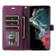 thumbnail image 4 of FOXDOCK Funda tipo Cartera para Samsung Galaxy S23 Ultra – Cubierta de Cuero PU con Múltiples Ranuras, Bolsillo para Efectivo y Correa de Muñeca, 4 of 6