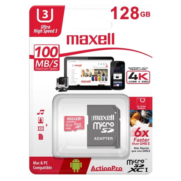 Tarjeta de Memoria Micro SD 128 GB