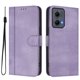 thumbnail image 1 of Funda Cartera para Motorola Moto Edge 5G 2024 Protección 360° con Ranuras para Tarjetas y Soporte Morado, 1 of 6