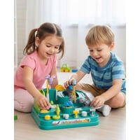 Mylhogar - Juego De Pista De Carreras Dinosaur Adventure Didáctico Y De Habilidad