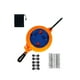 thumbnail image 4 of Tendedero Para Acampar, Línea De Secado De Ropa Antideslizante Para Patio Trasero, Camping, Exterior, Naranja, 10m Con Bolsa, 4 of 5
