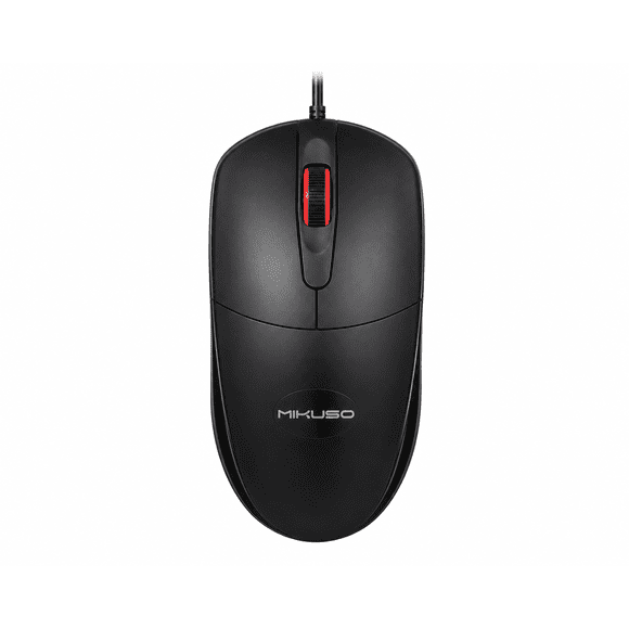 Mouse USB Mikuso MOS-384U 1200 DPI Negro
