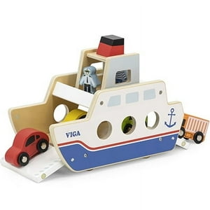 Viga - Barcoferry De Madera Con Accesorios