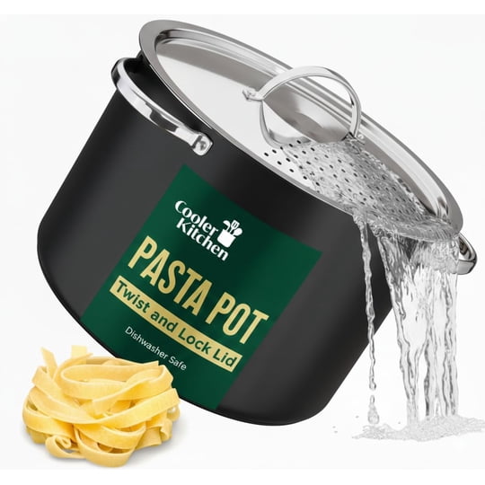 Olla Para Pasta Cooler Concepts Con Tapa Coladora 5.2 L