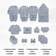 thumbnail image 2 of Conjunto De Ropa de Algodon Para Bebes Unisex 22 Piezas, 2 of 4
