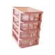 thumbnail image 2 of Organizador De Encimera Con Cajones Transparentes Caja De Almacenamiento Para Niñas Rosa 4 Capas, 2 of 3