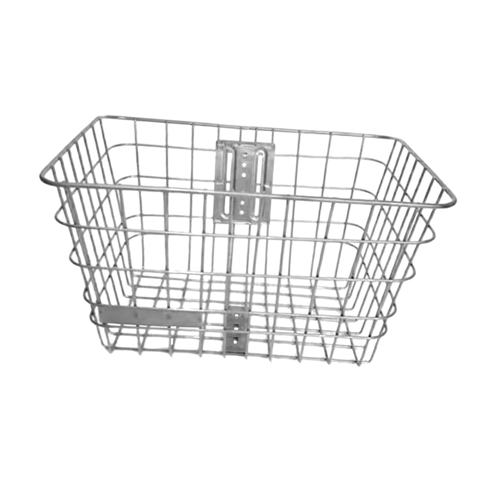 Ioensy - Cesta De Bicicleta Eléctrica, Estante De Carga De Bicicleta De Metal Para Hombres Y Mujeres, Triciclos De Ciclismo Plateados