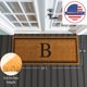 thumbnail image 2 of Felpudo Evergreen Flag 152x61 cm Letra B de fibra de coco, 2 of 9