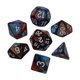 thumbnail image 3 of 7 Dados Poliédricos Smooth D4-D20 Para Ense?anza De Matemáticas Bar Mesa Juegos De Mesa Rojo Oscuro Azul, 3 of 5