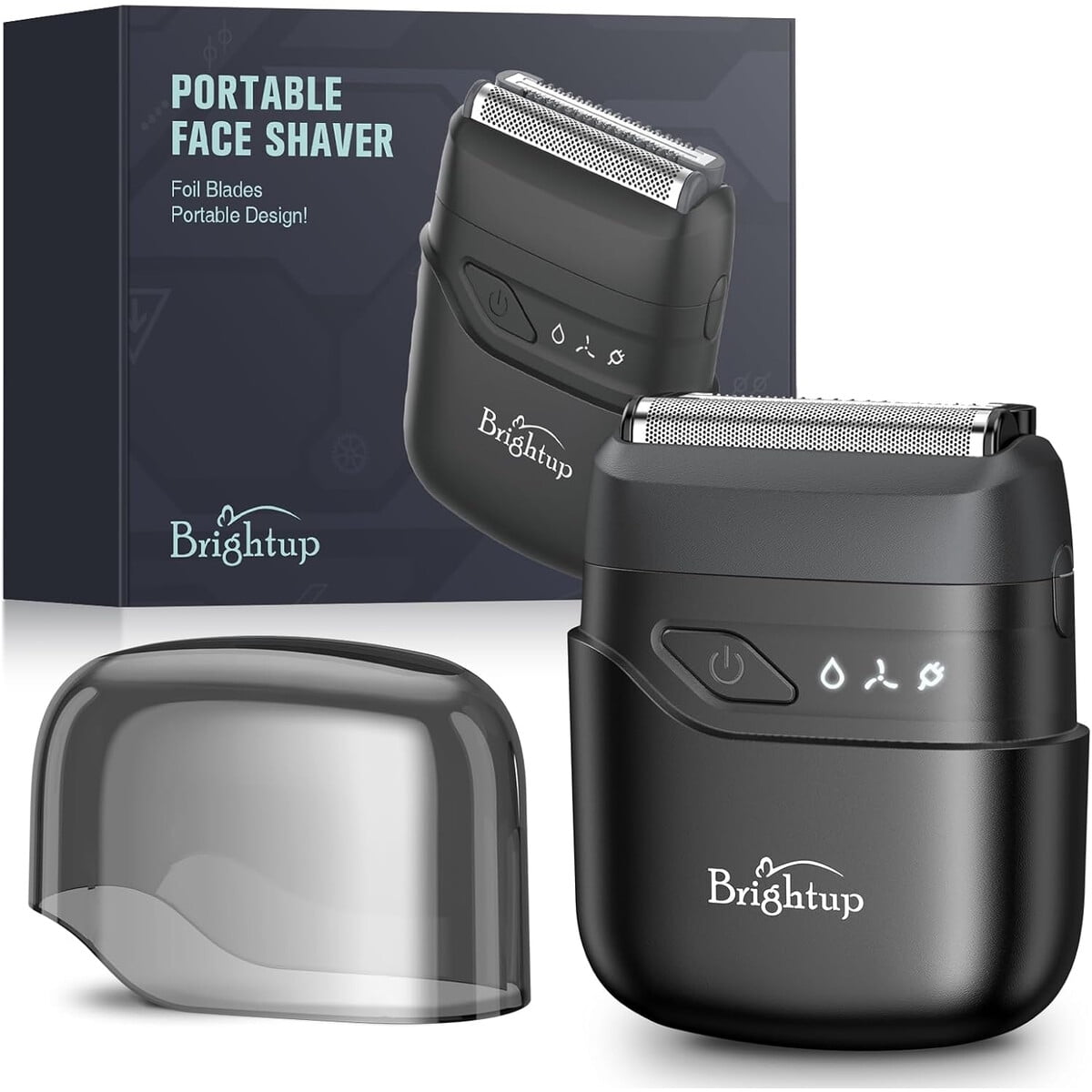 Afeitadora Eléctrica Brightup Doble Hoja Usb-c Portátil Hombre