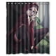 thumbnail image 1 of Cortina de ducha de Caperucita Roja con diseño de chica anime, juego de cortinas de baño con ganchos, tamaño 60 x 72 pulgadas, 1 of 3