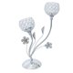 thumbnail image 5 of exquitise crystal silver candle holder tea light candlestick bowl tablero de la mesa, 5 of 5