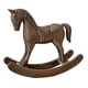 thumbnail image 4 of Estatua De Caballo Mecedor De Madera, Artesanías Para Chimenea, Gabinete, Mesa, Centro De Mesa, Marrón, 4 of 5