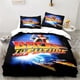 thumbnail image 1 of Back To The Future Classic Movie Retro Bedding Set Bed Three Piece Set Double Bed Quilt Cover Boy Gift, 1 of 5