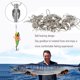 thumbnail image 5 of Eslabones giratorios de pesca AMYSPORTS Duo Lock Snap, 25 unidades, 50 kg, 5 of 7