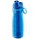 thumbnail image 3 of Botella de agua Pogo de plástico sin BPA de 1,2 L con tapa abatible, color azul, 3 of 5