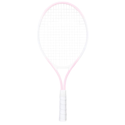Ioensy - Raqueta De Tenis De 21 Pulgadas Para Niños, Mango Ergonómico, Para Parque, Niños Y Niñas, Color Rosa Y Blanco.