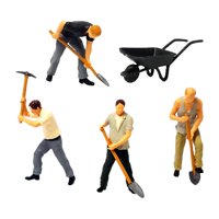 Bothyi - Figuritas Pintadas Realistas 1/64 Para Proyectos De Bricolaje Diseño De Mesa De Arena 1:64