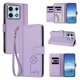 thumbnail image 2 of Funda Cartera Trébol para PT33-MOTO Edge 70 Max 5G con Ranuras Tarjetas y Carga Inalámbrica Morado claro, 2 of 6