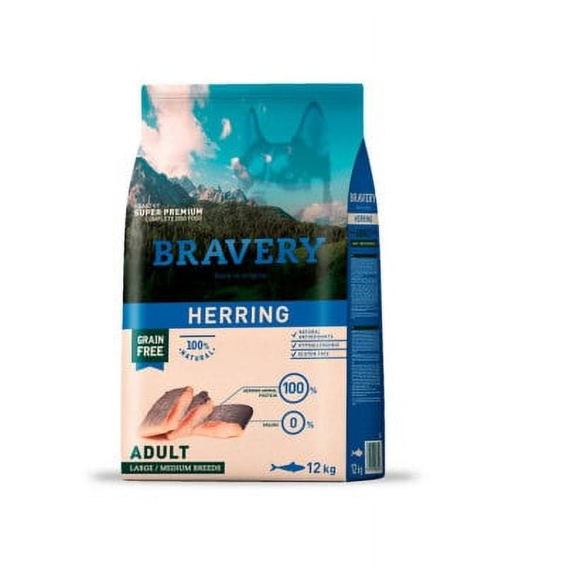 BRAVERY HERRING ADULT LARGE/MEDIUM 12 KG