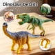 thumbnail image 4 of XINSITE Juego de juguetes de dinosaurios de 46 piezas con huevos y árboles, 4 of 9