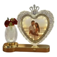 Genérico - Portarretrato Decorativo Marco Foto Luminoso Corazón Jhn