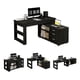 thumbnail image 1 of Escritorio Multifuncional Con Archivero Transformable 140cm Negro, 1 of 6