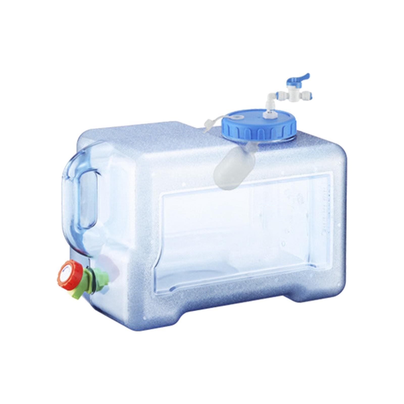 Magideal - Contenedor De Agua Botella De Agua A Prueba De Fugas Parada De Agua Automática Con Grifo Almacenamiento De Agua Barril Jarra De Agua Para Barra De Té 18L