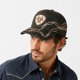 thumbnail image 2 of Gorra de béisbol ARIAT marrón con correa trasera ajustable y acabado desgastado, 2 of 3