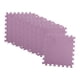 thumbnail image 2 of 10 Uds. Alfombrilla de espuma de felpa antideslizante 30x30cm alfombra de escalada suave alfombrillas para el área de la alfombra para el ejercicio de violetas, 2 of 5