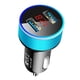 thumbnail image 2 of Cargador De Coche Con Voltaje Puertos Duales Para Smartphones Cámaras MP3 Azul, 2 of 5