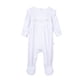 thumbnail image 1 of Osito Plush Recién Nacido Niña Bordado Frontal Blanco, 1 of 3