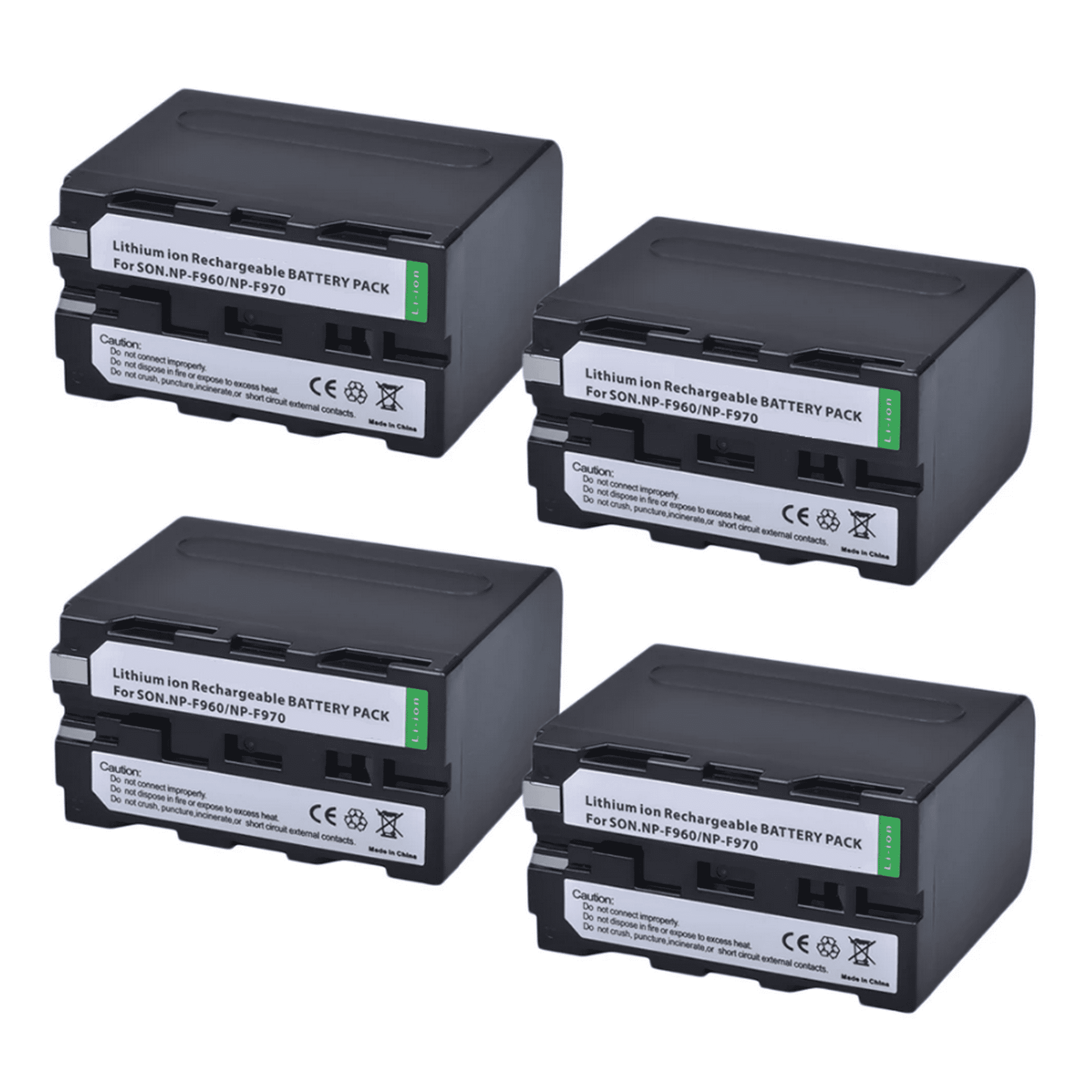 Genérico - 4 Baterías Np-f970 Np-f960 Alternativa Sony