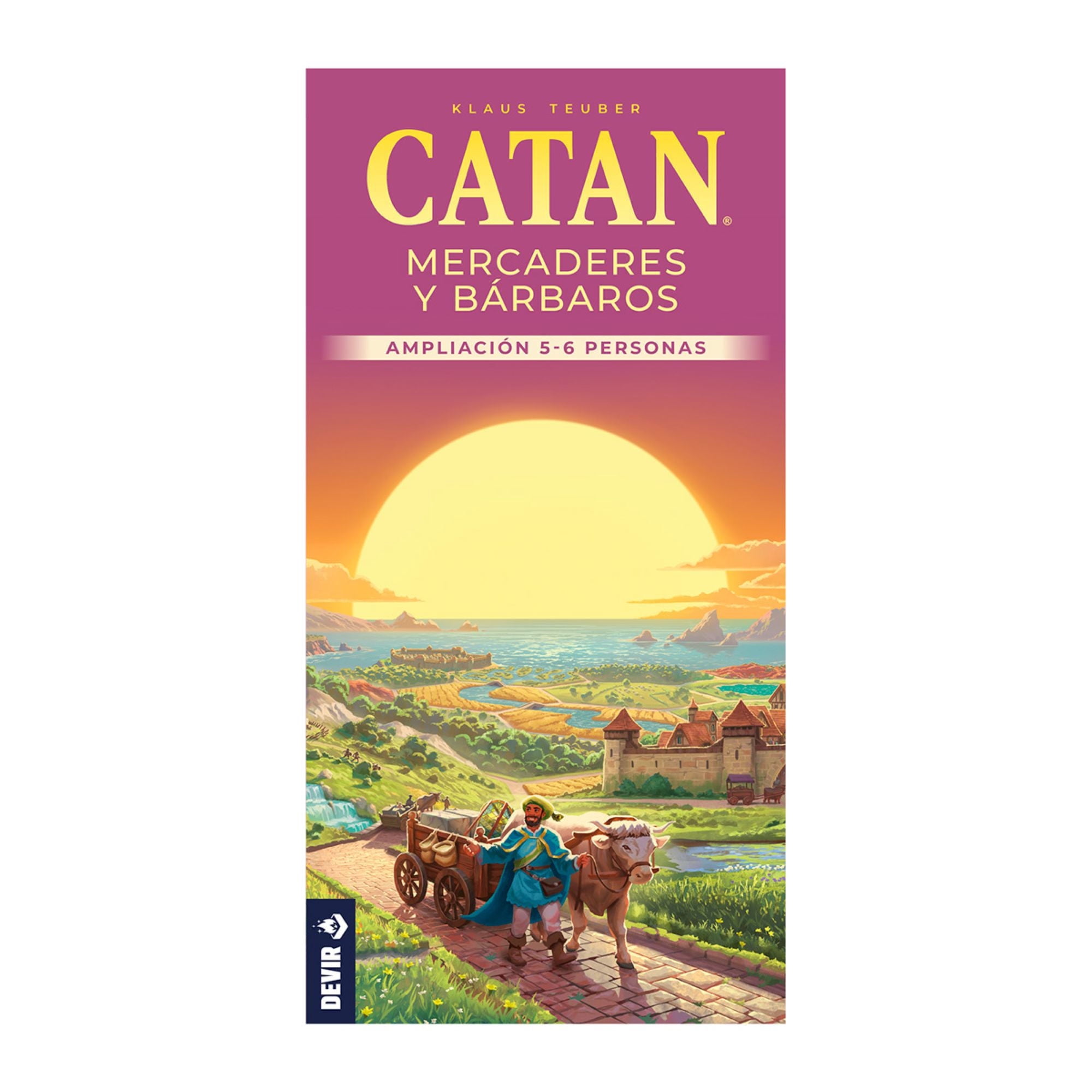 Devir - Juego De Mesa Catan Mercaderes Y Barbaros Exp 5-6 Jug