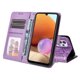 thumbnail image 2 of Funda tipo cartera FOXDOCK para Samsung Galaxy A32 4G , diseño girasol en relieve, cuero PU, cierre magnético, soporte y tarjetero, 2 of 5
