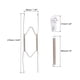 thumbnail image 2 of Uxcell 3Pack Colgador de Platos, Colgadores de Platos de Pared Invisibles de Acero Inoxidable de 10 Pulgadas para Platos Decorativos, Plata, 2 of 6