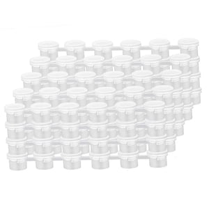 Magideal - Botes De Pintura Vacíos, Tiras De Pintura Vacías Para Niños, Contenedores De Almacenamiento De Pintura Acrílica Ligeros, Mini Vasos De Pintura Para Fi 20 Piezas 3Ml 17Cm