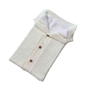Mundo Online - Saco De Dormir Manta Para Bebe Recién Nacido Ultrasuave Blanco