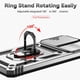 thumbnail image 3 of Estuche GANGXUN para Xiaomi Redmi Note 12 5G, soporte giratorio 360°, estilo mecánico y magnético, 3 of 5
