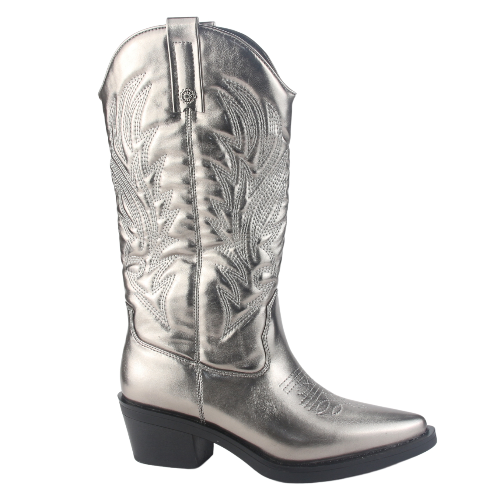 Bota Chalada Mujer West-22 Plateado Casual
