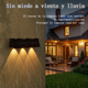 thumbnail image 3 of Lampara Solar Exterior Led Pared Jardin Luz Calida Funlife, 3 of 6