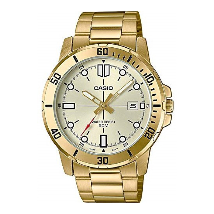 Reloj Analogo Dorado Casio Mtp-Vd01G-9Ev