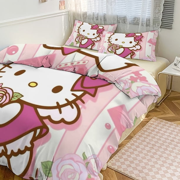 Hello Kitty Bedding Sets for Kids Men Women Comforter Set